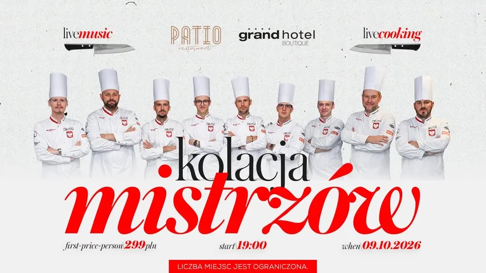 KOLACJA MISTRZÓW ⭐ LIVE COOKING | Restauracja Patio