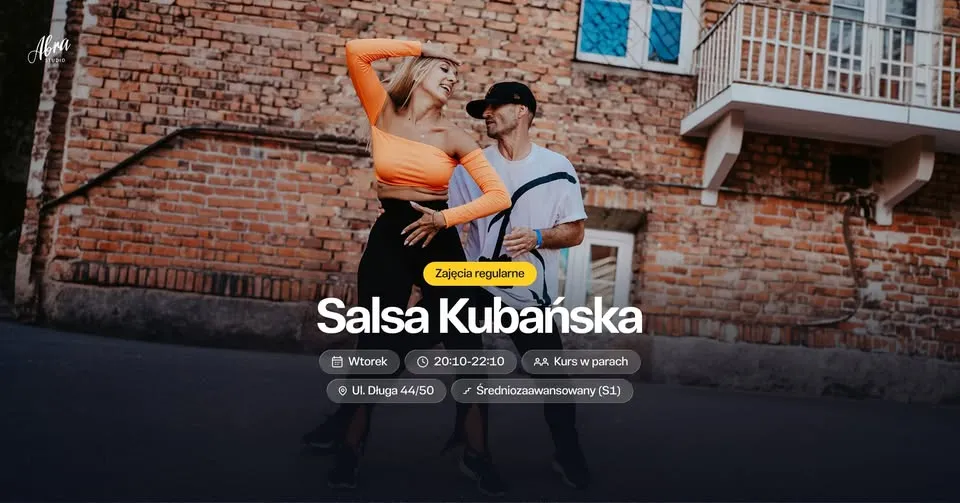 Salsa Kubańska z Edytą Kwaśną & Radkiem Piątkiem, poziom średniozaawansowany (S1)