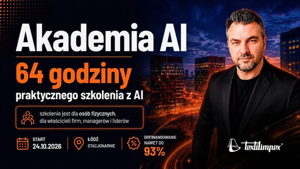 Akademia AI | 64h szkolenia z dofinansowaniem do 93%