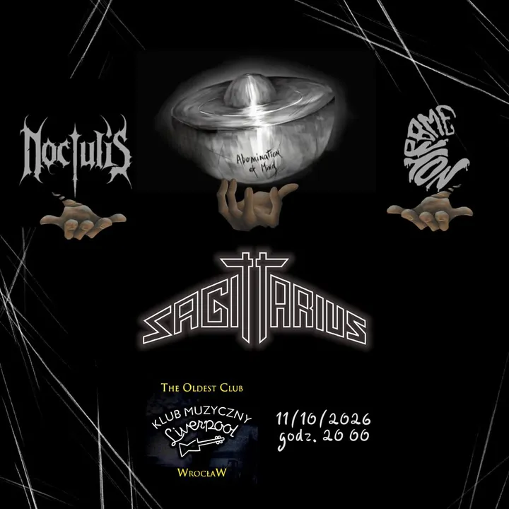 „Abomination of Mind” – sagiTTarius + NOCTULIS/EMBRYON – klub LIVERPOOL