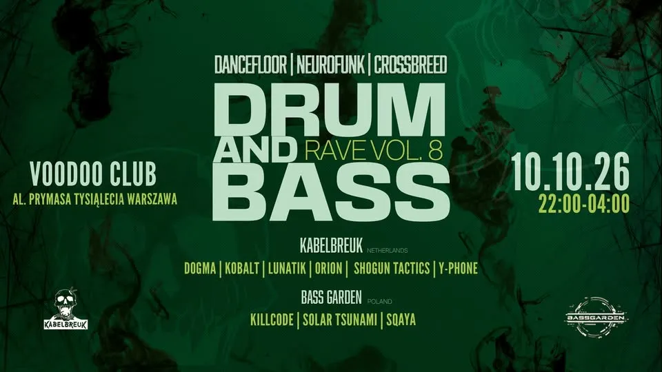Drum and Bass Rave vol. 8 | Kabelbreuk [NL] | 10.10 | Voodoo Club
