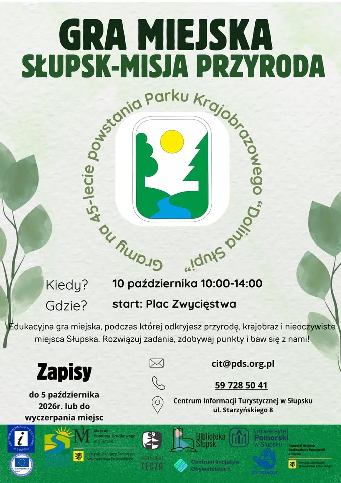Gra miejska: Słupsk – Misja Przyroda