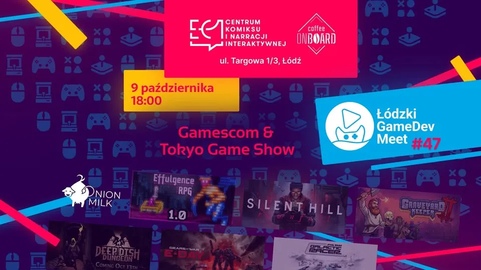 Łódzki GameDev Meet #47 – Gamescom & Tokyo Game Show
