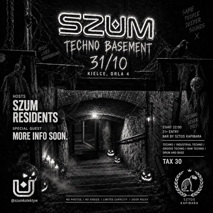 SZUM TECHNO BASEMENT | HALLOWEEN