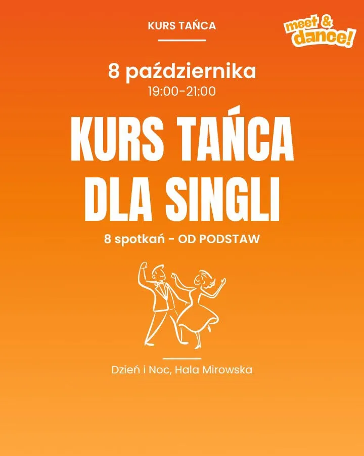 Cykliczny KURS TAŃCA DLA SINGLI 🧡