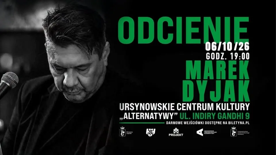 Odcienie | spotkanie z Markiem Dyjakiem