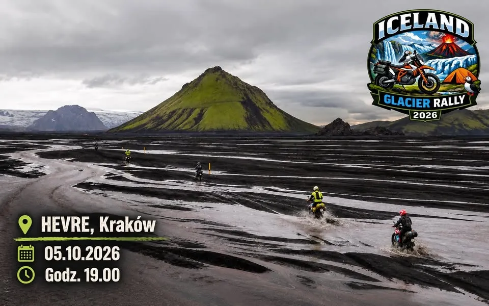 Iceland Glacier Rally- offroadowa wyprawa motocyklami po Islandii.