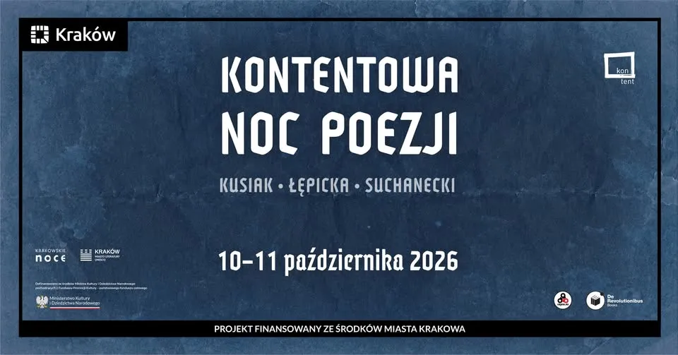 KONTENTowa Noc Poezji 2026
