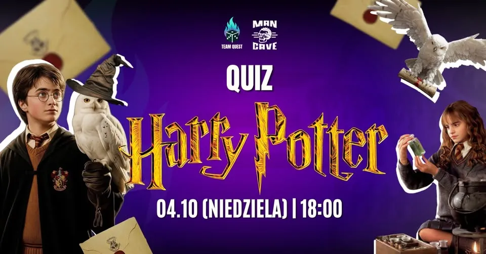 QUIZ O HARRYM POTTERZE ✨🪄 Quizuj z Team Quest