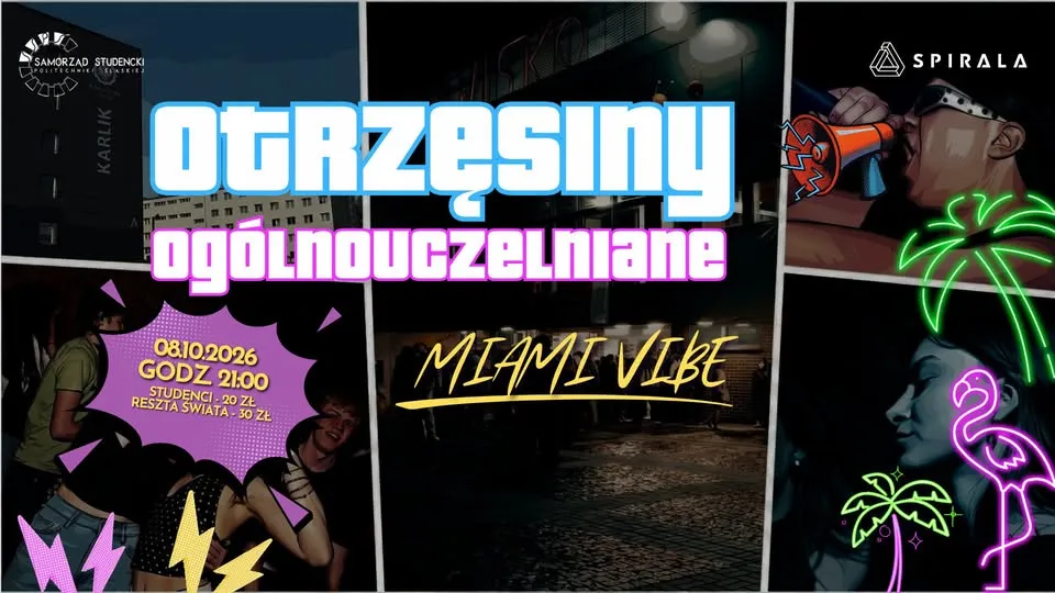 Otrzęsiny Ogólnouczelniane – MIAMI VIBE