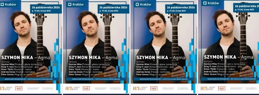 Szymon Mika AGMA w NCK w Krakowie
