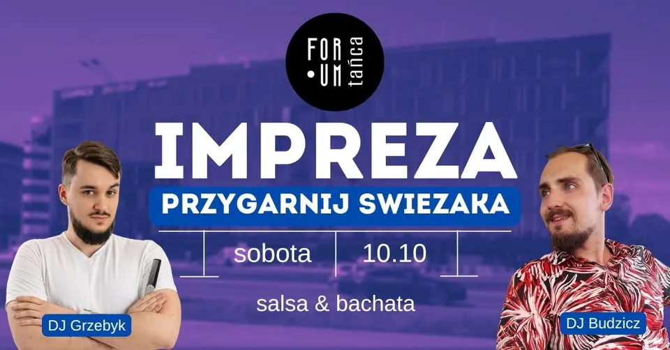 Impreza BACHATA & SALSA | przygarnij świeżaka | 10.10
