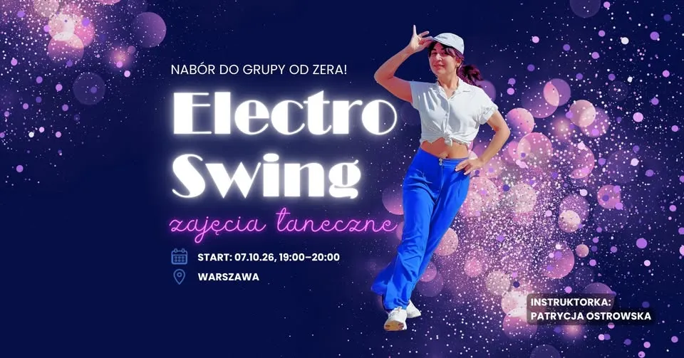 Electro Swing – Zajęcia taneczne w Warszawie | Nabór do grupy od zera! | Co tydzień w środy o 19-20