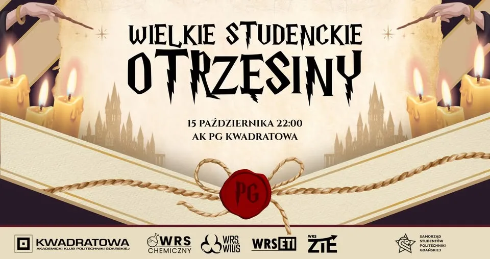🧙🏻‍♀️ Wielkie Otrzęsiny Studenckie 🧙🏻‍♂️ || ETI, CHEM, WILiŚ, ZiE