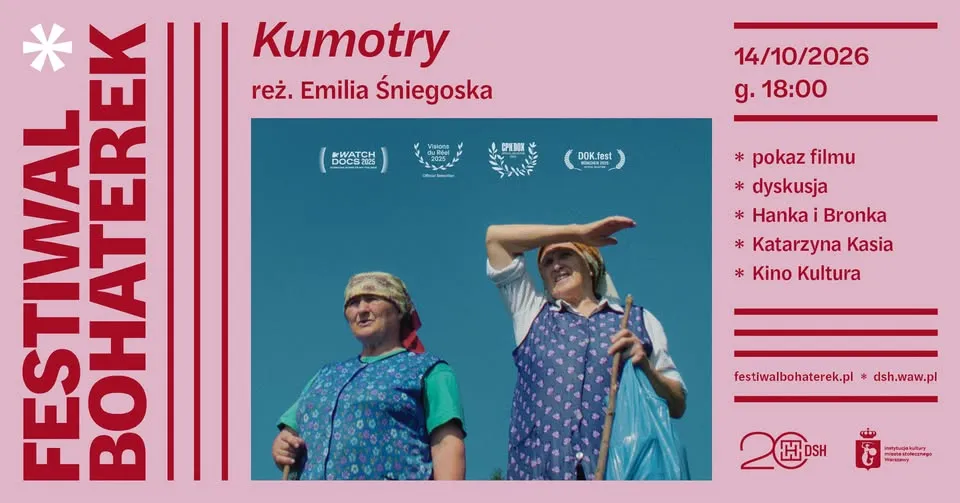 „Kumotry”, reż. Emilia Śniegoska | pokaz filmu + dyskusja | FESTIWAL BOHATEREK 2026