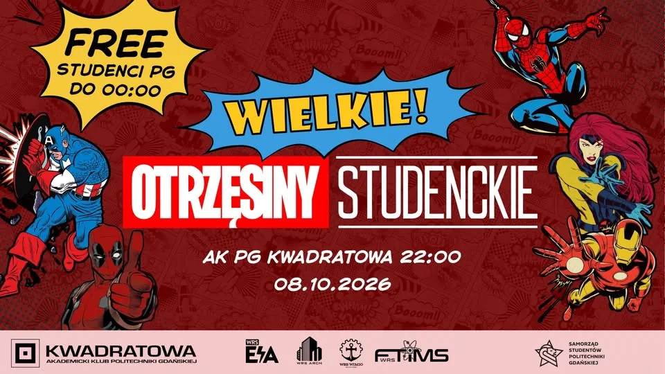 🦸‍♂️Wielkie Otrzęsiny Studenckie 🦸‍♀️ || Arch, EiA, FTiMS, WIMiO