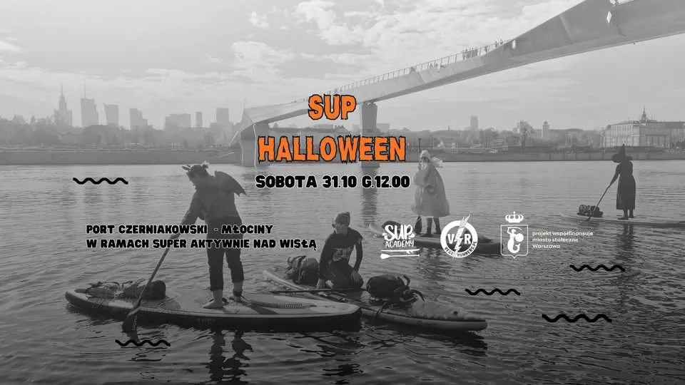 SUP Halloween: Port Czerniakowski > Młociny