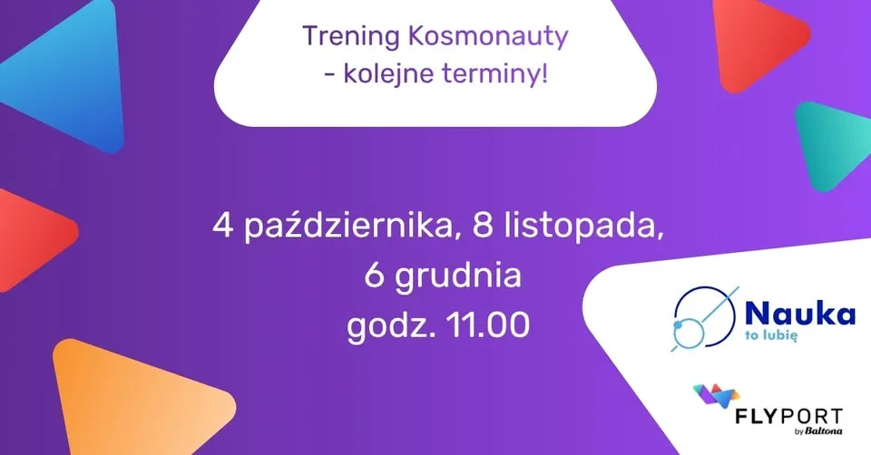 Trening Kosmonauty – Flyport x Fundacja Nauka! To lubię!