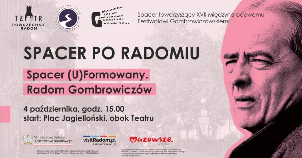 🎭 Spacer (U)Formowany. Radom Gombrowiczów