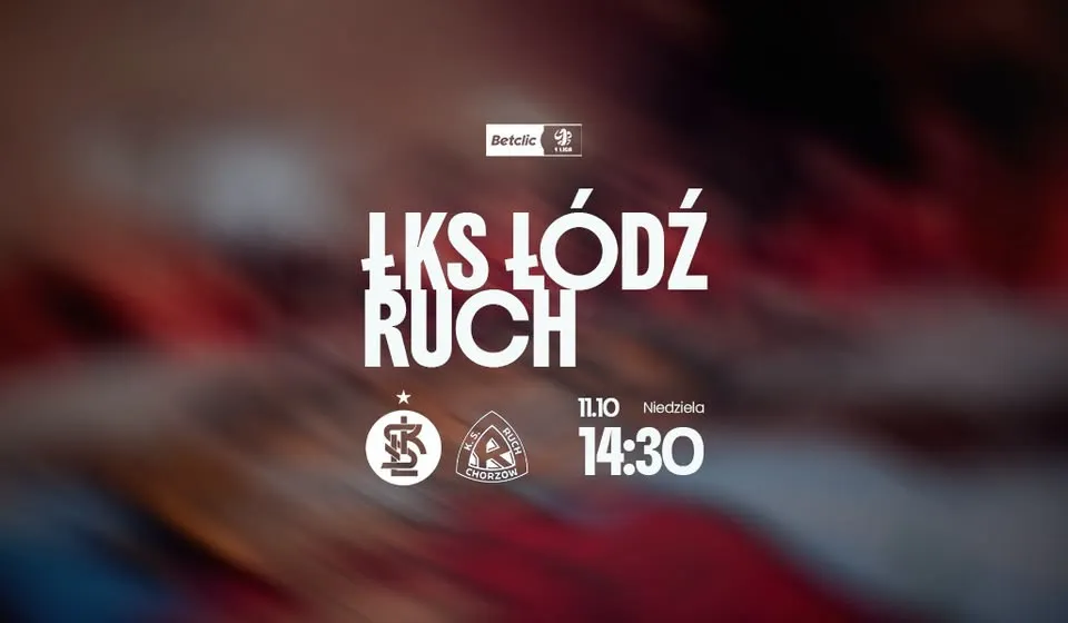 ŁKS Łódź – Ruch Chorzów | 10. kolejka Betclic 1 Ligi
