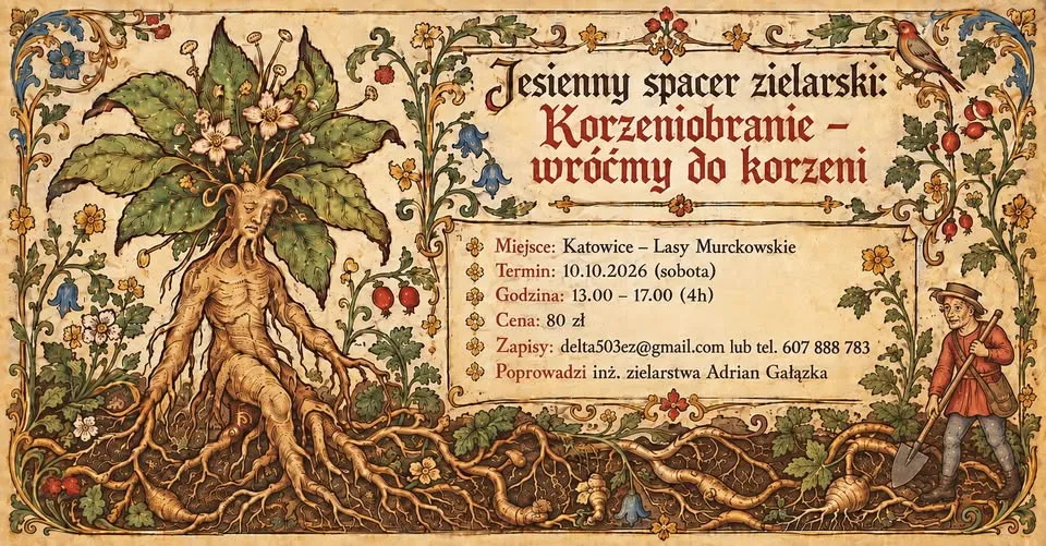 Jesienny spacer zielarski: korzeniobranie – wróćmy do korzeni!