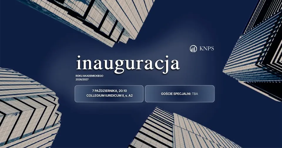 Inauguracja Koła Naukowego Prawa Spółek 2026/2027