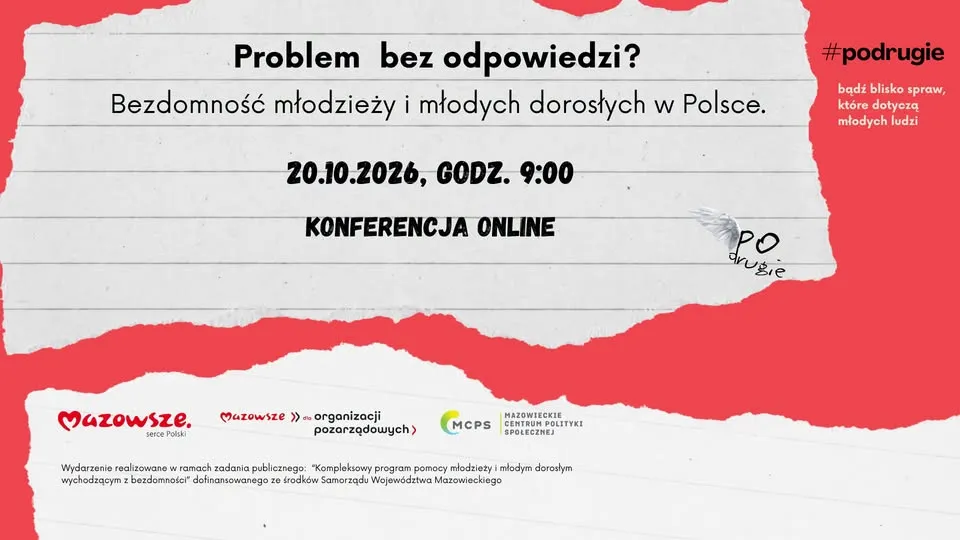 Problem bez odpowiedzi? Bezdomność młodzieży i młodych dorosłych w Polsce.