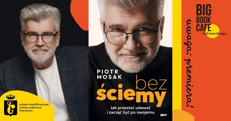 Uwaga: premiera! BEZ ŚCIEMY | Piotr Mosak w Big Book Cafe