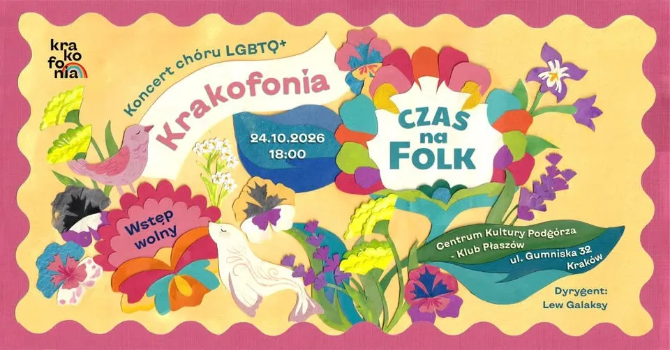 CZAS NA FOLK🌾 Koncert chóru LGBTQ+ Krakofonia