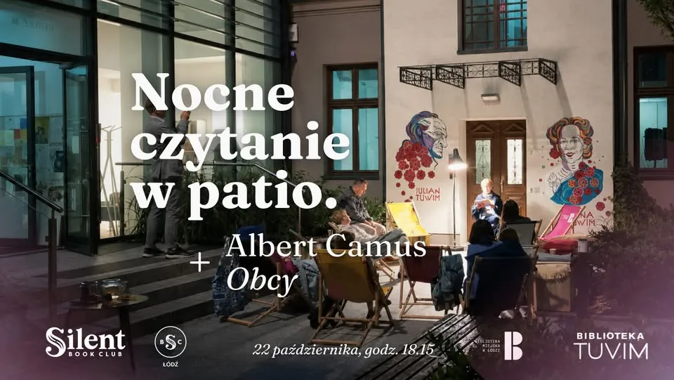 NOCNE CZYTANIE W PATIO #5 | Wspólne czytanie „Obcego” Alberta Camusa