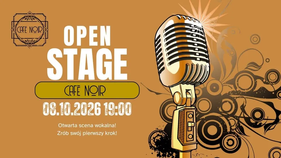 Open Stage I 08.10.2026 19:00 I Cafe Noir 🖤☕