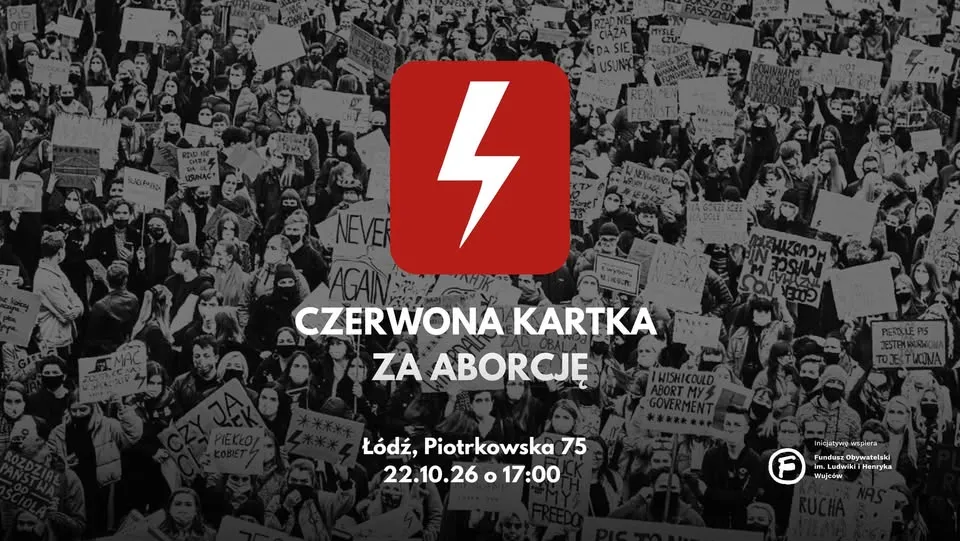 Czerwona kartka za aborcję [Łódź]