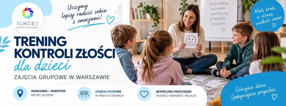 🔥 TRENING KONTROLI ZŁOŚCI DLA DZIECI – WARSZAWA, MOKOTÓW