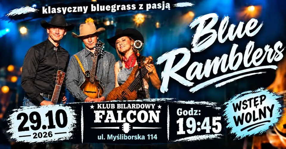 Blue Ramblers – klasyczny bluegrass z pasją | w Klubie Falcon