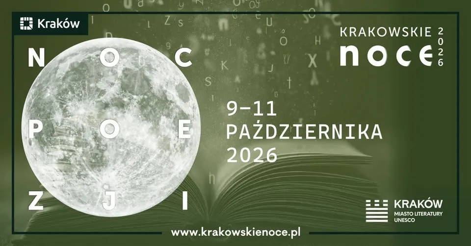 Noc Poezji 2026 w Krakowie – oficjalne wydarzenie