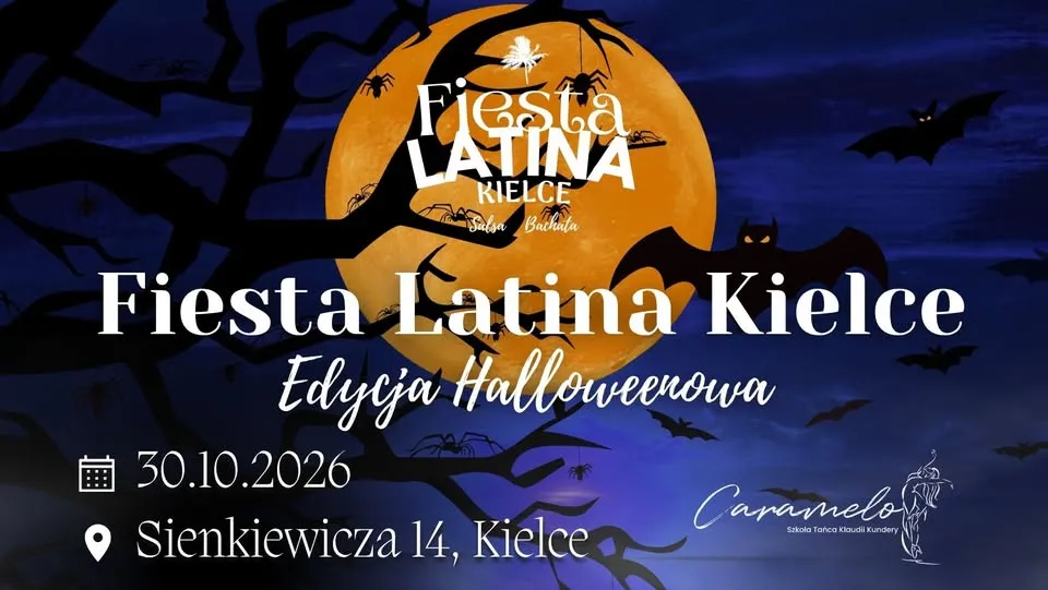 Fiesta Latina Kielce Halloween Party 30.10.2026 Caramelo & Fiesta Latina Kielce!🎃👻
