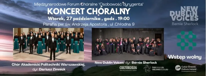 KONCERT CHÓRALNY: Międzynarodowe Forum Chóralne „Osobowość dyrygenta”