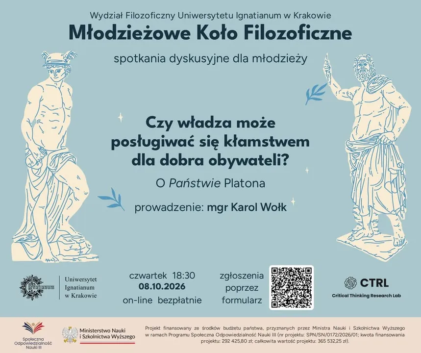 Czy władza może posługiwać się kłamstwem dla dobra obywateli? O „Państwie” Platona