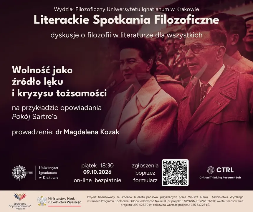 Wolność jako źródło lęku i kryzysu tożsamości na przykładzie opowiadania „Pokój” Sartre’a