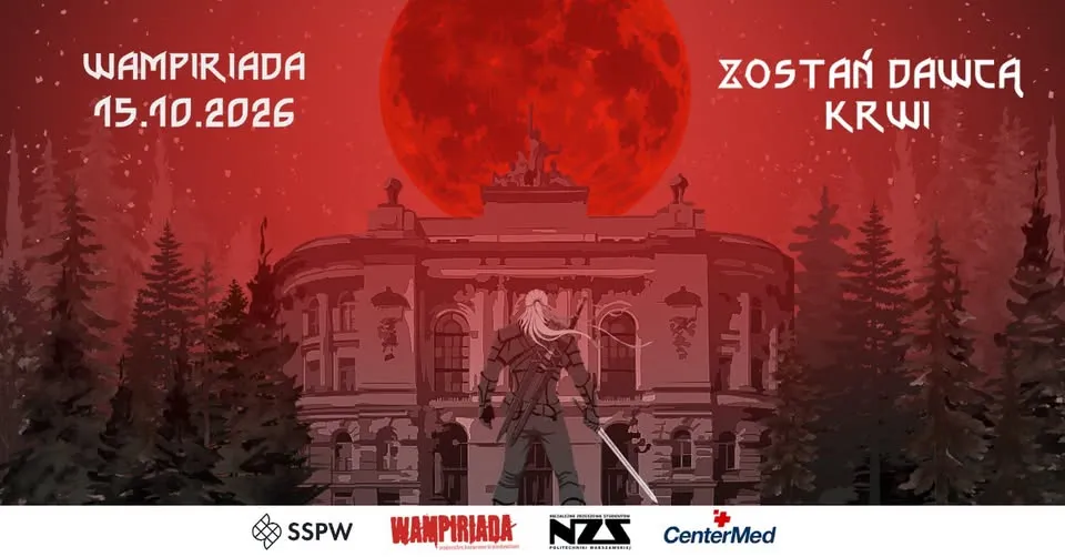 Wampiriada – krwiobus na PW 🩸❤️