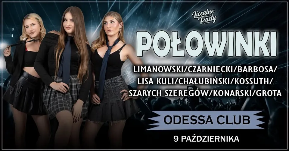 Oficjalne Połowinki 💃🏼🕺🏻 9.10 🪩 Odessa Club