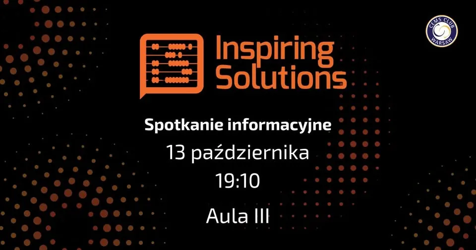 Inspiring Solutions 20 – Spotkanie Informacyjne