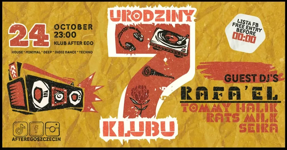 𝟳 URODZINY AFTER EGO | *Lista FB Free