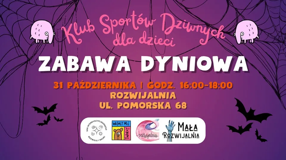 Klub Sportów Dziwnych dla dzieci: Zabawa Dyniowa