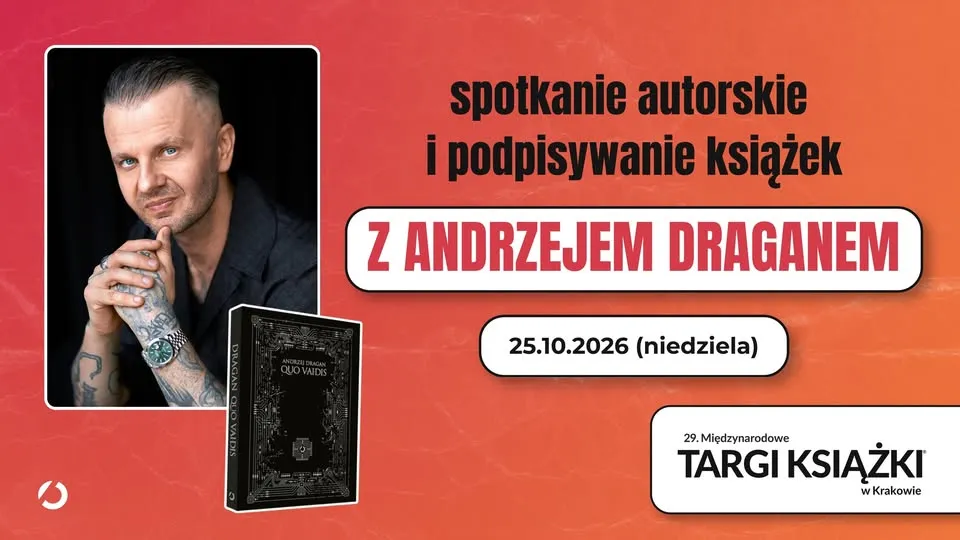 Spotkanie autorskie z Andrzejem Draganem na Krakowskich Targach Książki