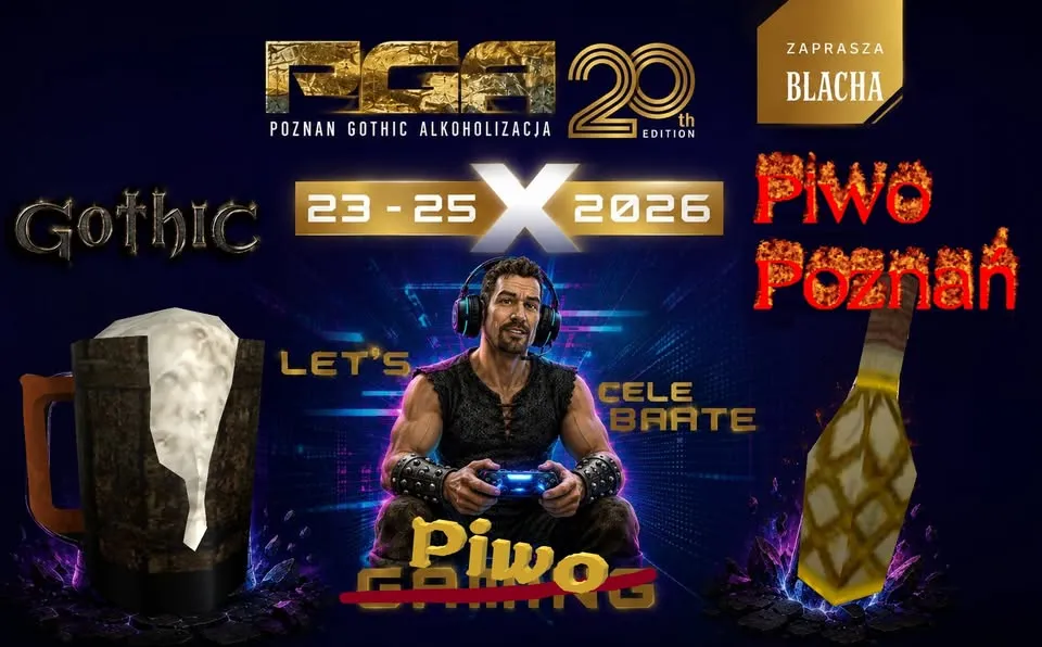 Gothic Piwo Poznań vol. 20 – PGA (Poznań Gothic Alkoholizacja)