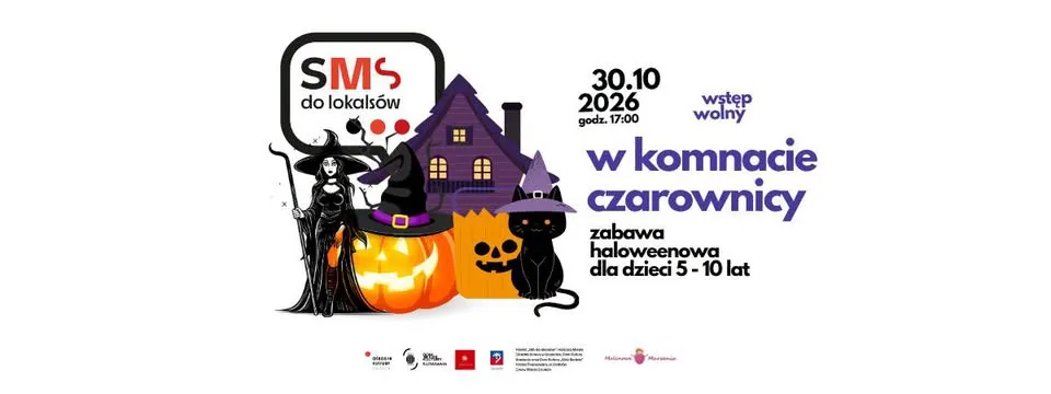 W komnacie czarownicy – zabawa haloweenowa dla dzieci 5-10 lat | 30.10.2026 godz. 17:00 | Słowianin