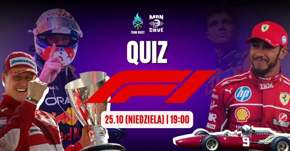 🏎️ QUIZ F1 #2 + WATCH PARTY GP USA W MANCAVE! 🇺🇸