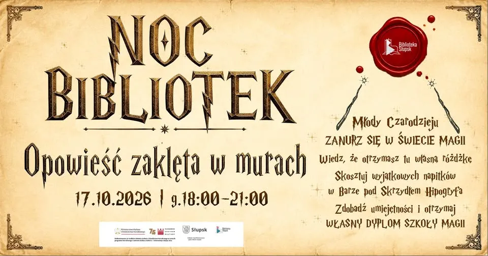 Noc Bibliotek 2026 – Opowieść zaklęta w murach
