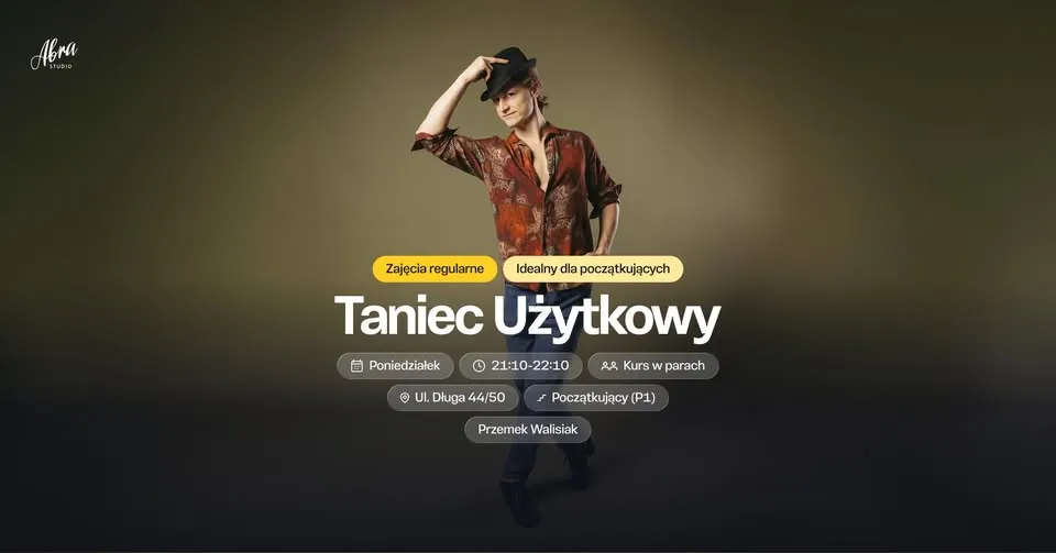 Taniec Użytkowy z Przemkiem Walisiakiem dla początkujących (P1)